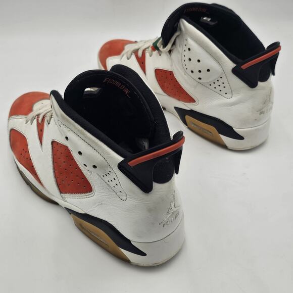Nike Air Jordan 6 Retro Gatorade White Orange Mens Size 11.5 384664-145 - Picture 7 of 12
